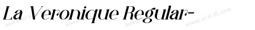 La Veronique Regular字体转换 La Veronique Regular字体转换